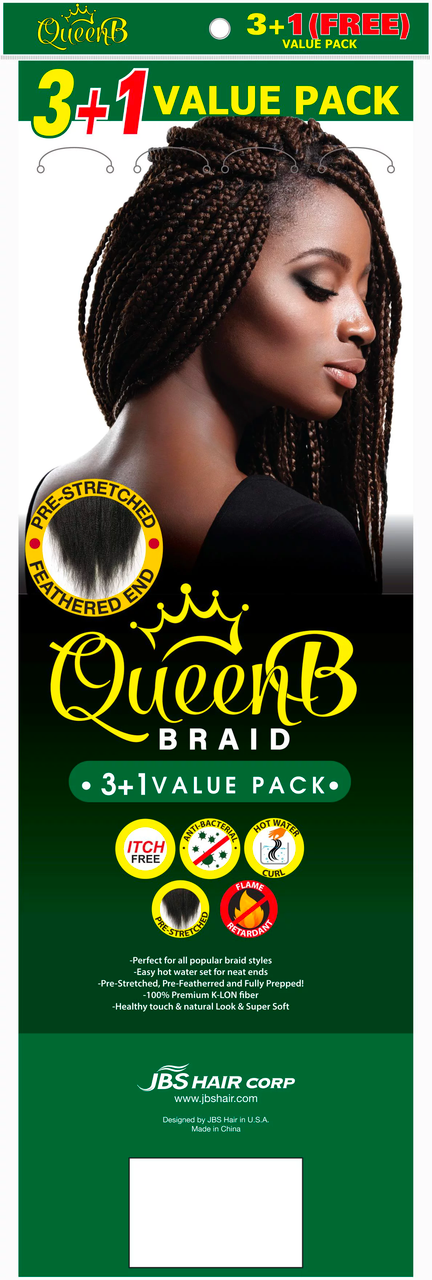 [BOX DEAL] Queen Braid 4x Multi Pack 50" (40 packs/box)