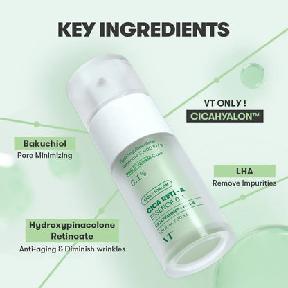 VT COSMETICS Cica Reti-A Retinol Essence 0.1 (1.01oz)