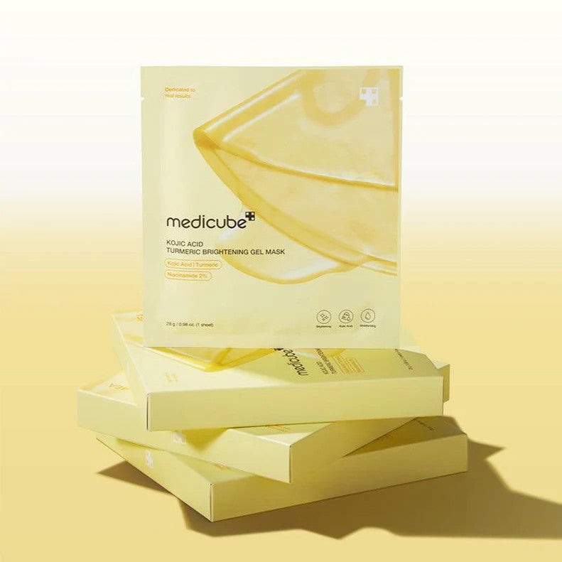 MEDICUBE Kojic Acid Turmeric Gold Jelly Gel Mask (1 Sheet)