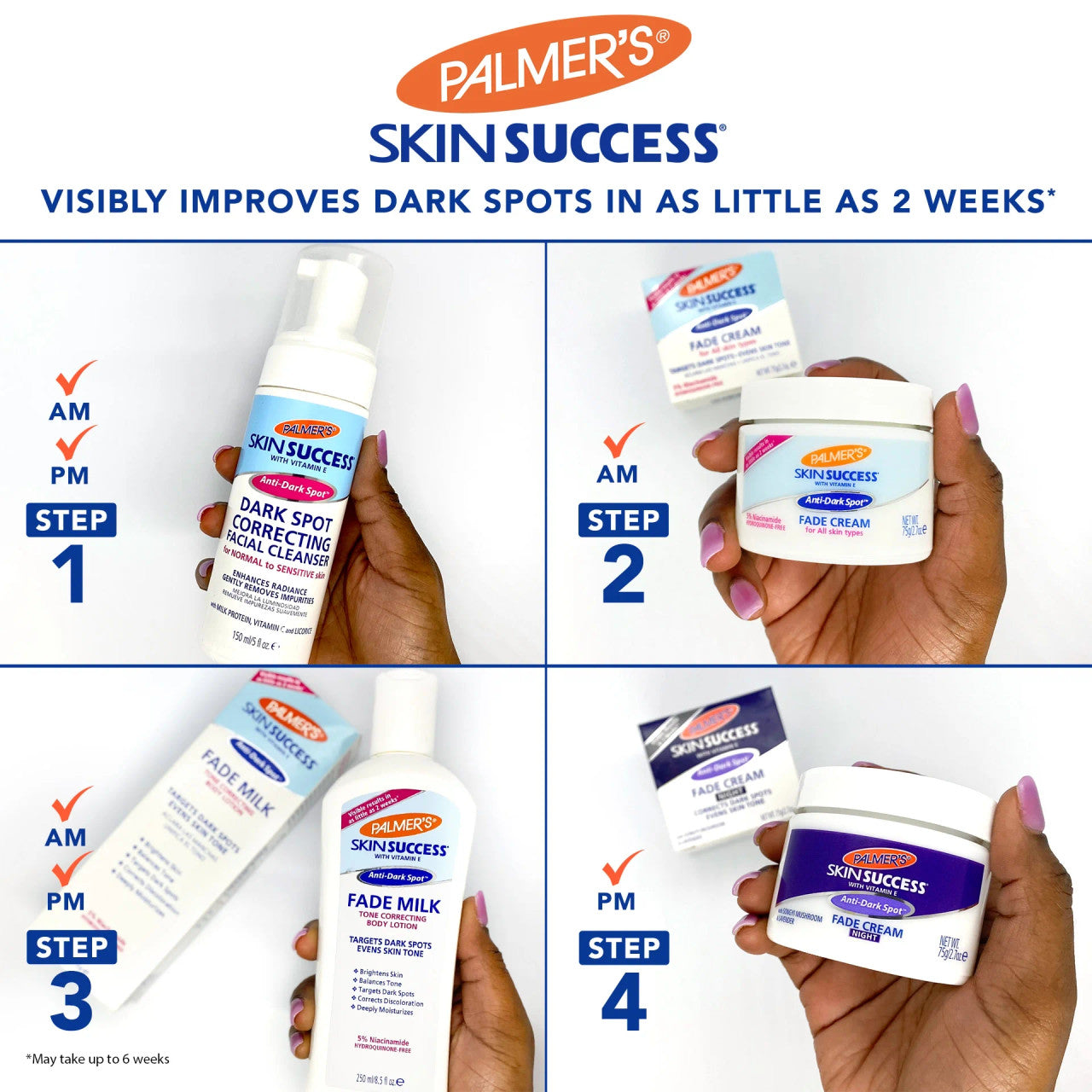 Palmers Skin Success Fade Milk Tone Correcting Body Lotion (8.5 oz)