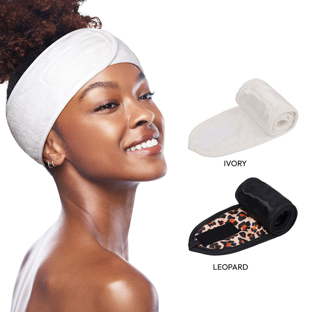 RED Velcro Spa Headband