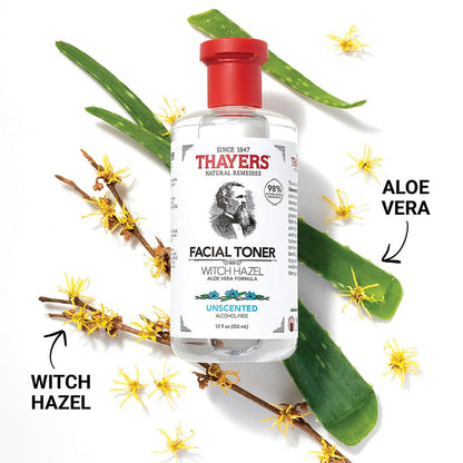 THAYERS Alcohol-Free Witch Hazel Facial Toner (12oz)
