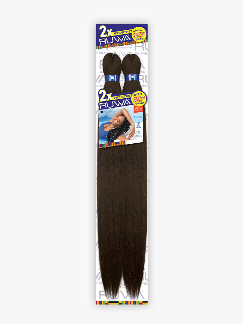 SENSATIONNEL 2X Ruwa Pre-Stretched Braiding Hair 30"
