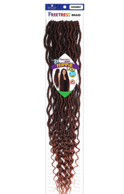 SHAKE N GO Freetress  Braid Synthetic Crochet Hair - 2X Hippie LOC 30"