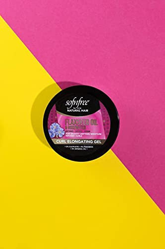 Sofnfree Curl Elongating Gel with Flaxseed Oil & Rosewater (11 oz)