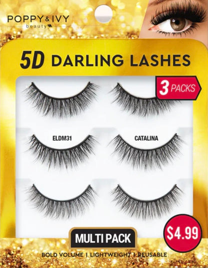 ABSOLUTE Poppy & Ivy5D Darling Lashes - 3 Pairs