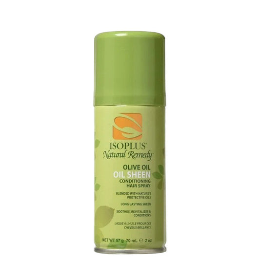 ISOPLUS Natural Remedy Olive Oil Oil Sheen Conditioning Hair Spray