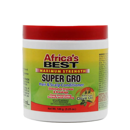 Africa's Best Super Gro Maximum Strength Hair and Scalp Conditioner