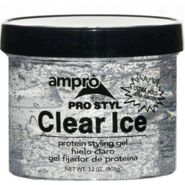 Ampro Pro Style Clear Ice Ultra Hold Protein Styling Gel - Ultra Hold