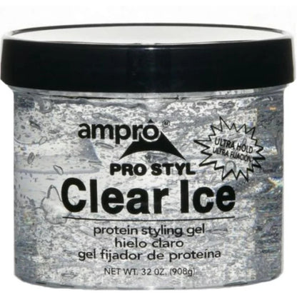 Ampro Pro Style Clear Ice Ultra Hold Protein Styling Gel - Ultra Hold