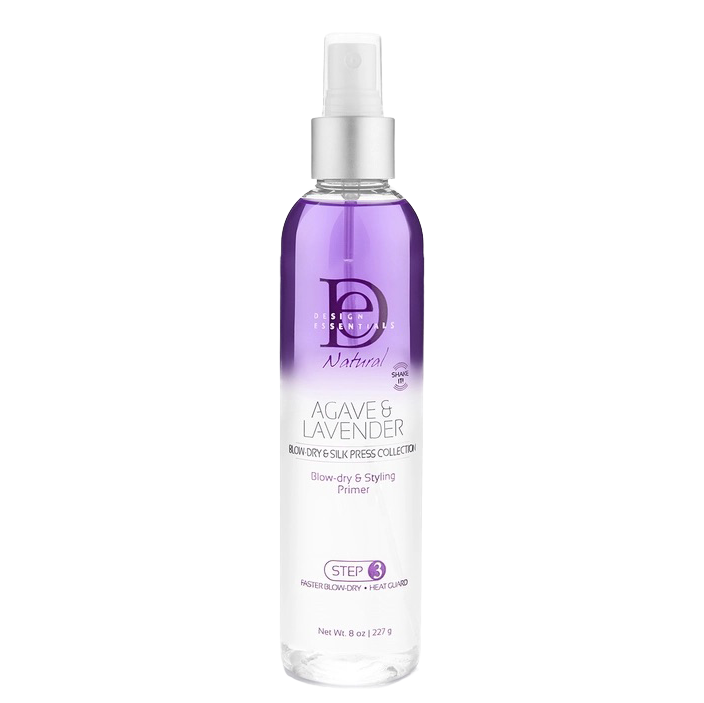 Design Essentials Agave & Lavender Moisturizing Blow-Dry & Styling Primer (Step 3)