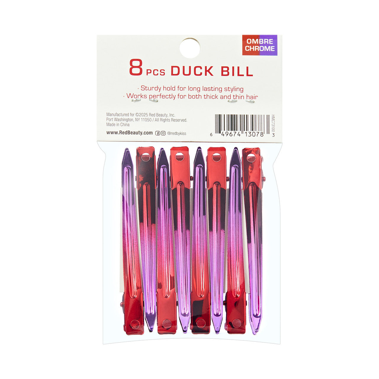 RED Duck Bill Clip