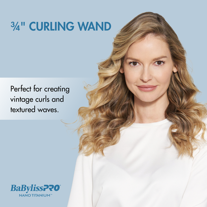 BaBylissPRO Nano Titanium Spring Curling Iron