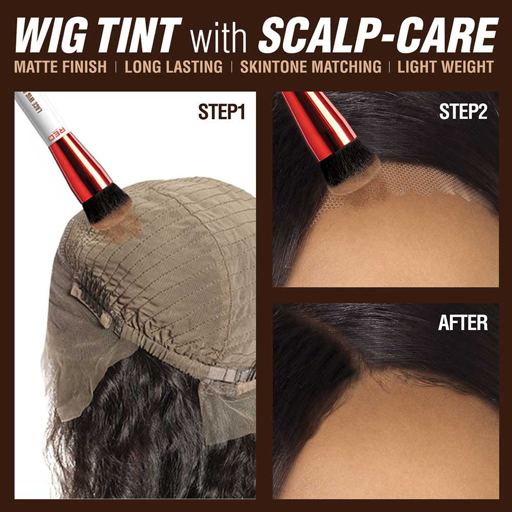 RED Tinted Lace Wig Powder
