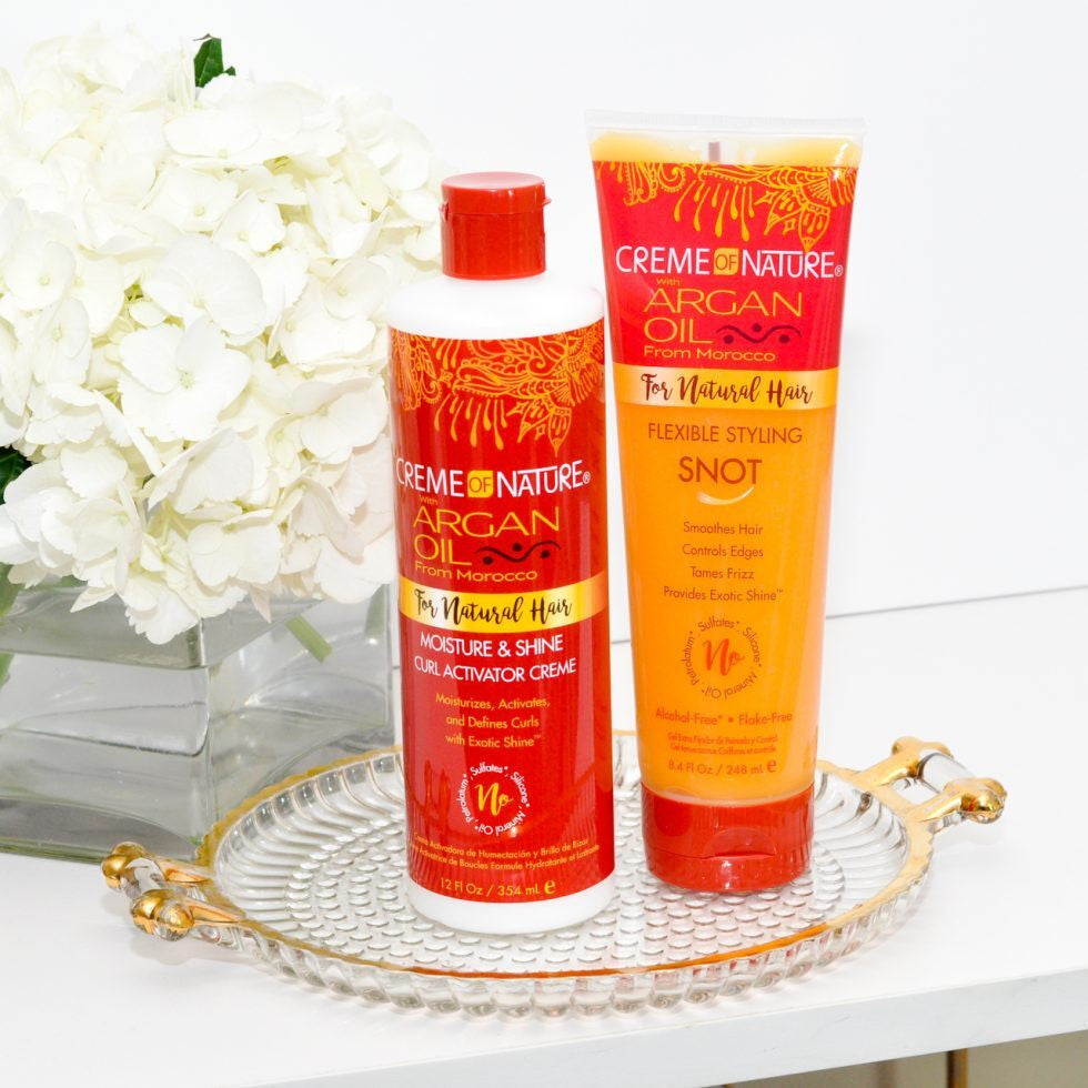 Creme Of Nature Argan Oil Maximum-Hold Styling Snot (8.4 oz)