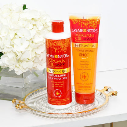 Creme Of Nature Argan Oil Maximum-Hold Styling Snot (8.4 oz)