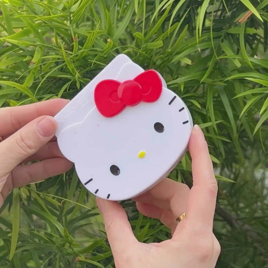 THE CREME SHOP Hello Kitty Mattifying Blotting Paper + Reusable Mirror Compact