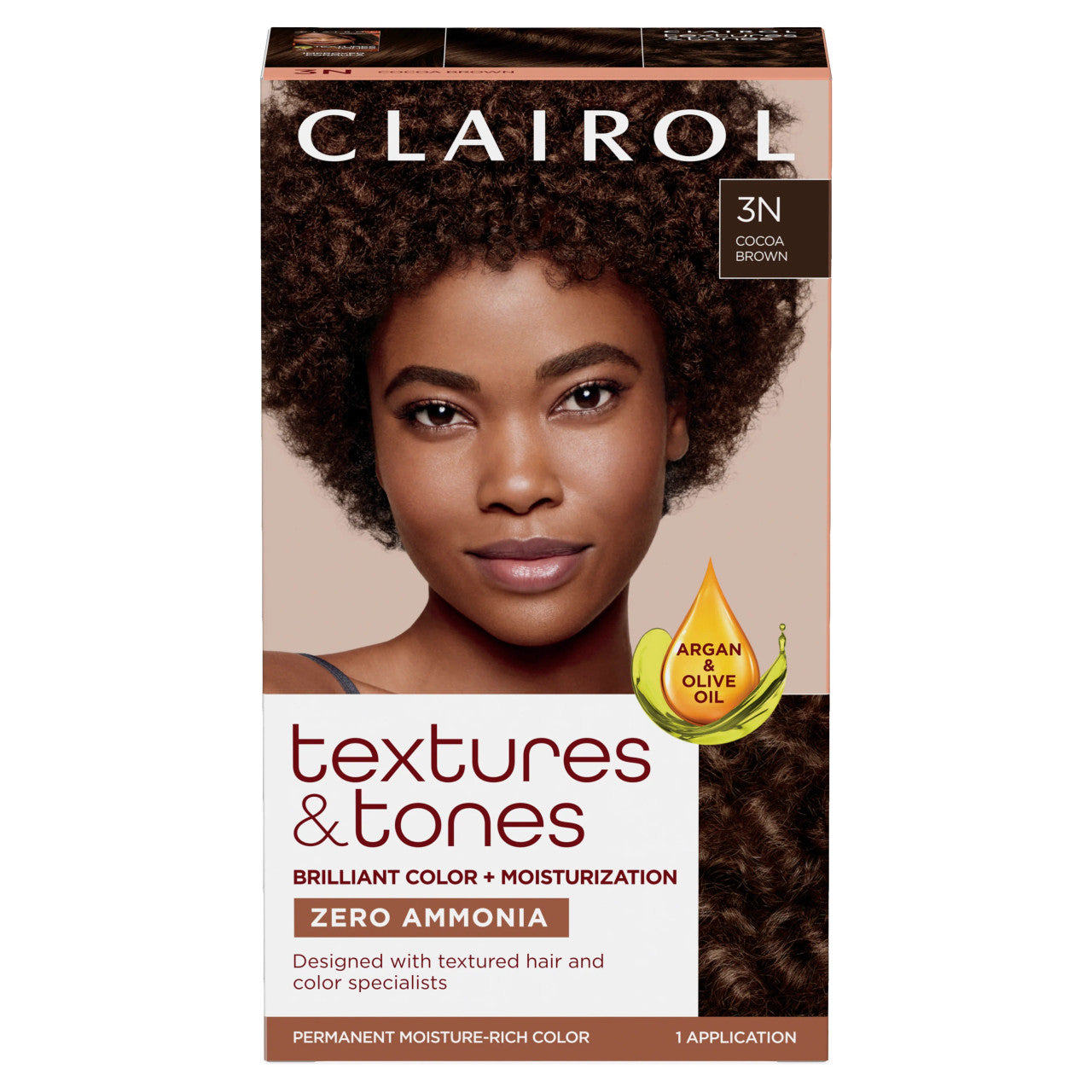 Clairol Textures & Tones Permanent Hair Color (Zero Ammonia)