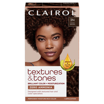 Clairol Textures & Tones Permanent Hair Color (Zero Ammonia)