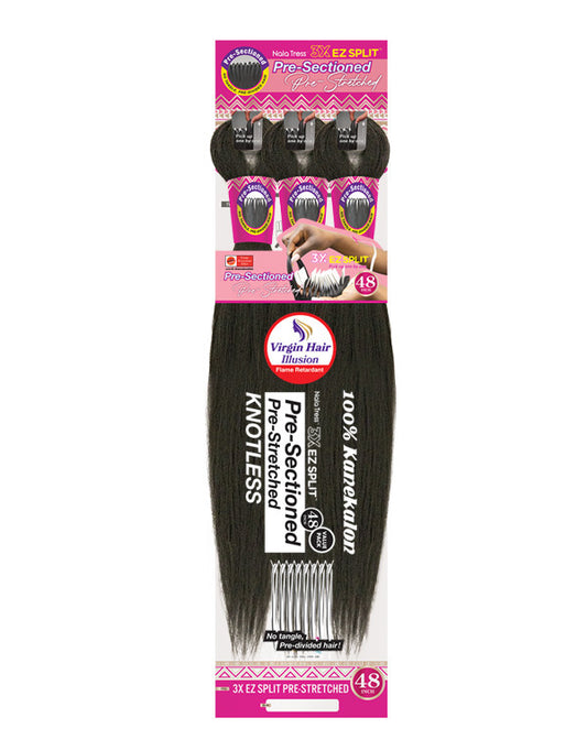 Janet Collection 3X EZ Split Pre-Stretched Braid 48"