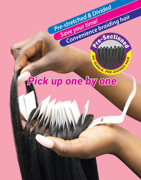 Janet Collection 3X EZ Split Pre-Stretched Braid 48"