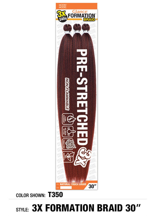 MODELMODEL 3x Glance Formation Natural Touch Braid 30"