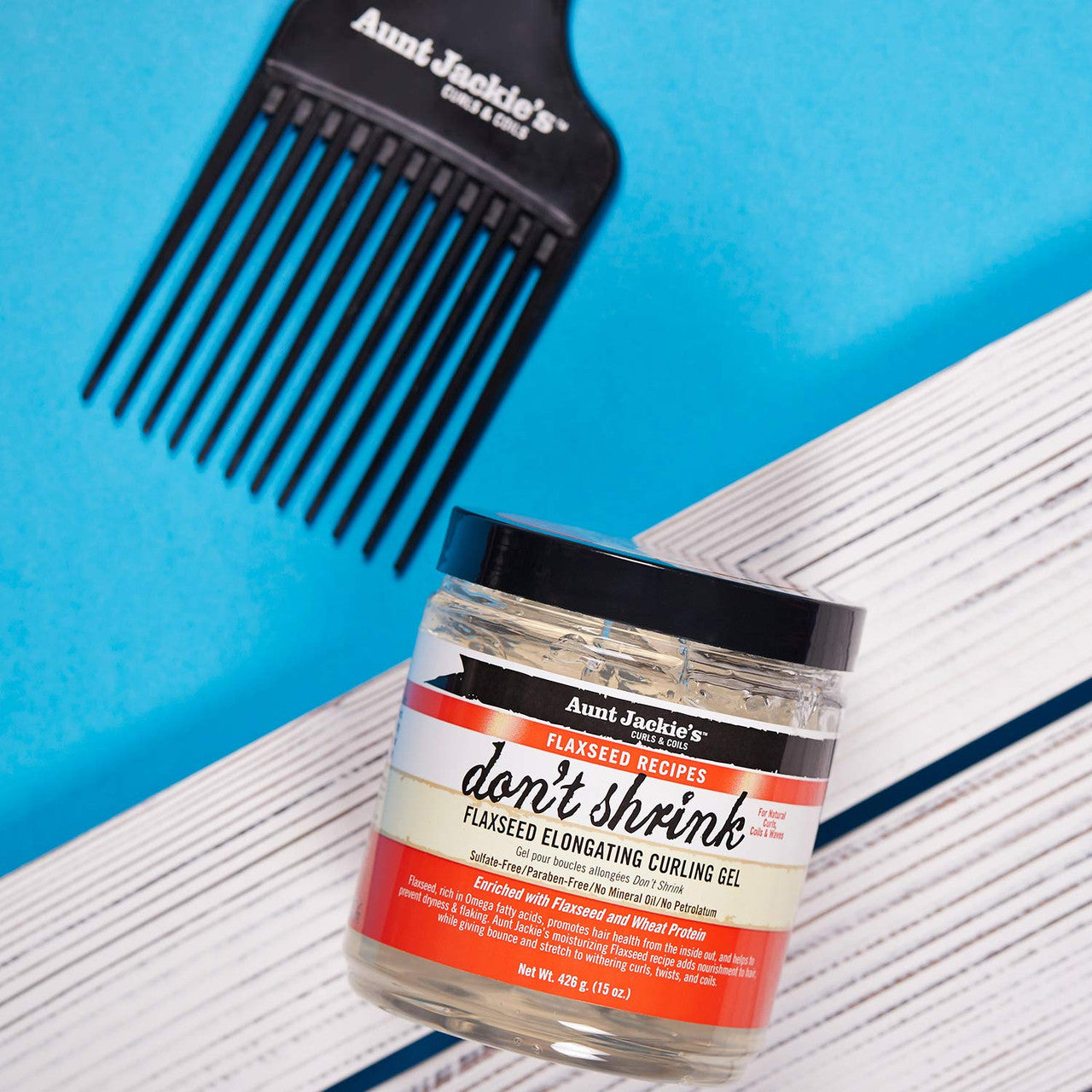 Aunt Jackie's Flaxseed Recipes Don't Shrink Curling Gel