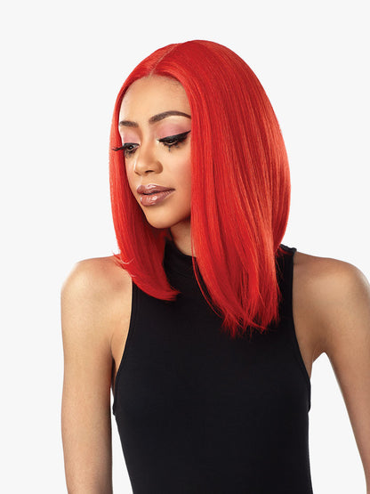SENSATIONNEL Shear Muse Red Krush Synthetic HD Lace Wig - KIMORA