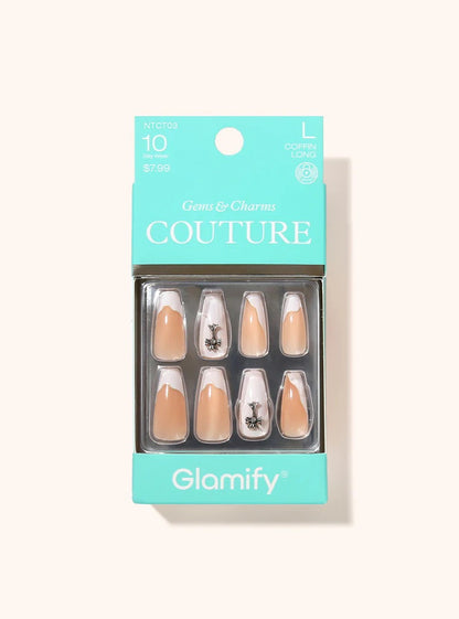 GLAMIFY Couture Press On Nails - Coffin Long