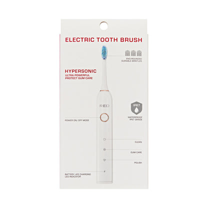 RED Hypersonic Sonic Electric Toothbrush