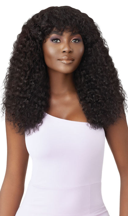 OUTRE Mytresses Purple Label 100% Unprocessed Human Hair Wig W&W Natural Curly 20"