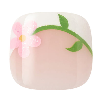 KISS Gold Finger Glue-On Fake Toenails - THE VIBE