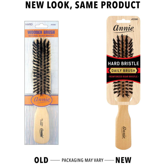 Annie Hard Wooden Brush Boar Bristle 5 Row