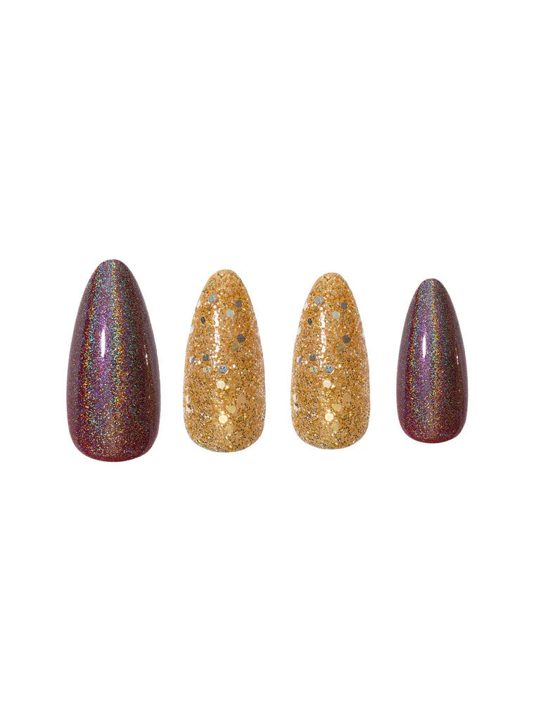 ABSOLUTE Glamify Yours Truly Press On Nails - Almond Long (#01-#08)