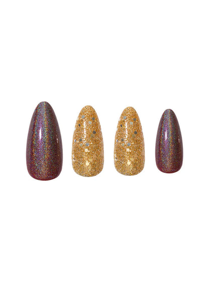 ABSOLUTE Glamify Yours Truly Press On Nails - Almond Long (#01-#08)