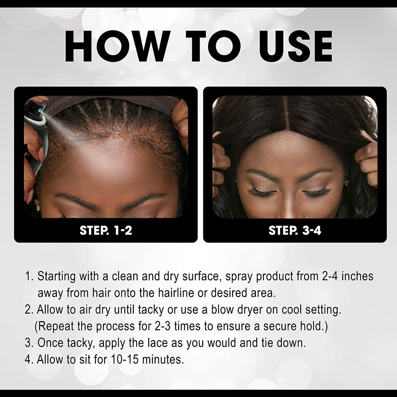 Ebin New York Wonder Lace Bond Adhesive Spray (Supreme - Extreme Firm Hold)