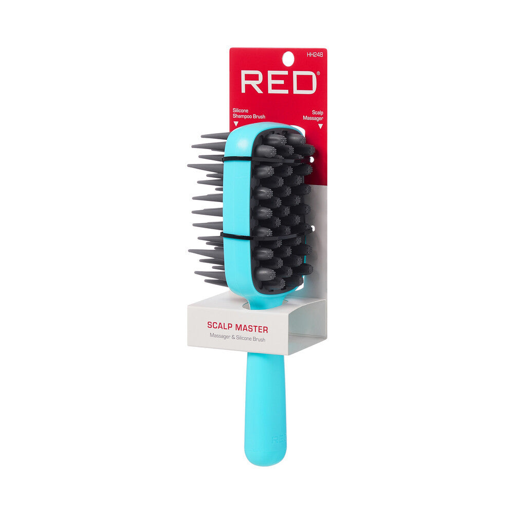 RED Scalp Master 2 Sided Massage and Shampoo Brush