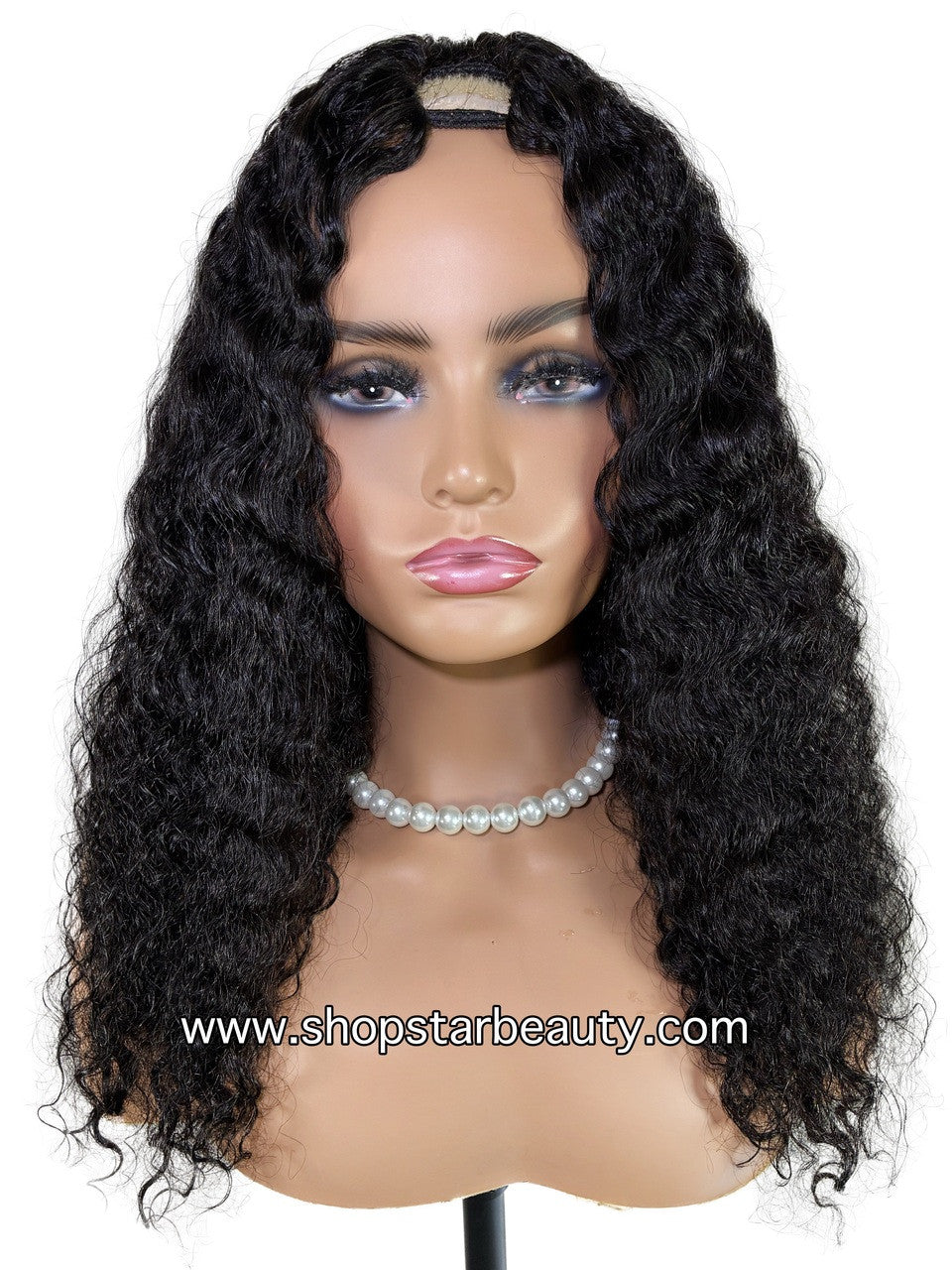 15A PINK LEMON GOLD 100% Human Hair V-Part Wig V-WATER