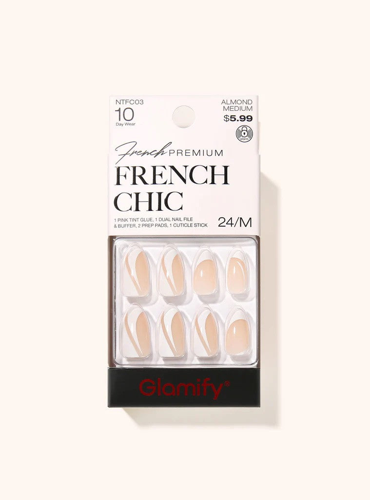 GLAMIFY French Chic Press On Nails