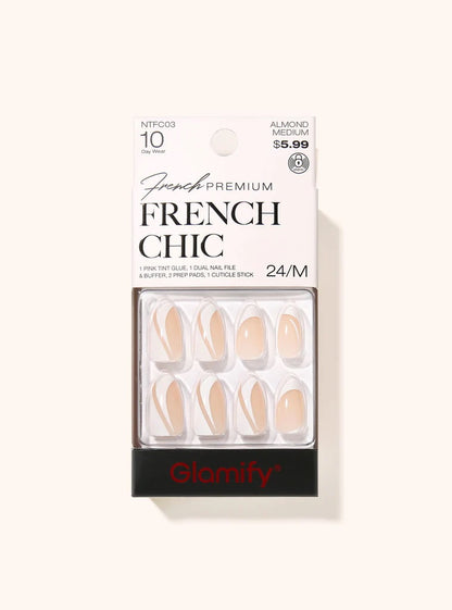 GLAMIFY French Chic Press On Nails