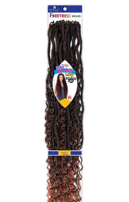 SHAKE N GO Freetress Synthetic Hair Crochet Braids - Boho Hippie Loc 30"