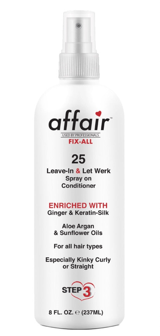 Affair Fix-All Leave-In & Let Werk Spray on Conditioner (STEP 3)