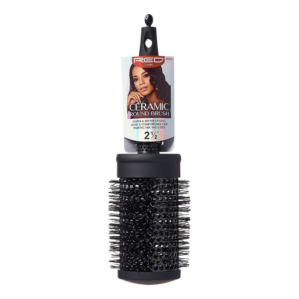 RED Ceramic Thermal Round Brush
