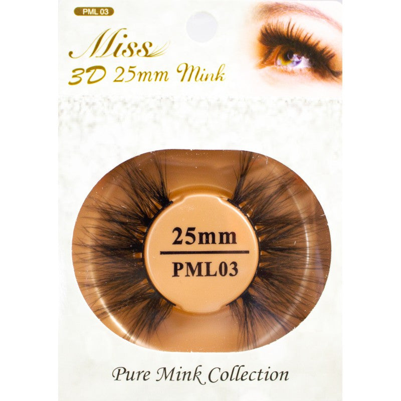 Miss 3D 25mm Mink Lashes Collection