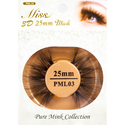 Miss 3D 25mm Mink Lashes Collection