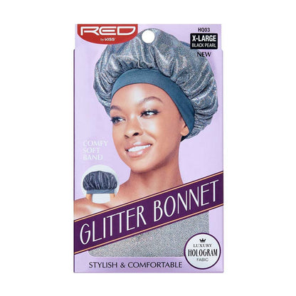 RED Glitter Bonnet