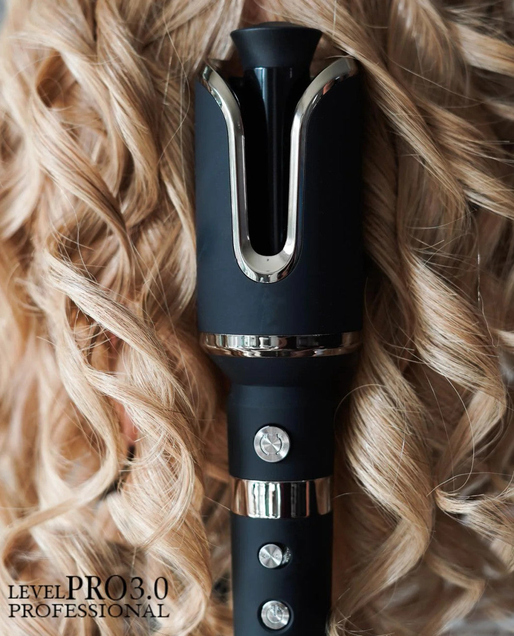 Level Pro 3.0 Professional Curly Q Automatic Revolving Curler