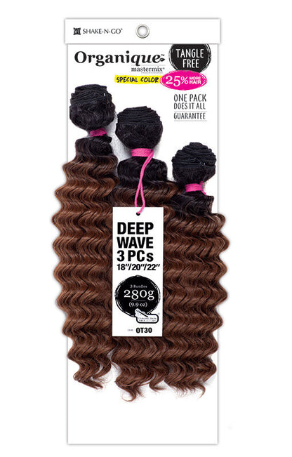 SHAKE N GO Organique  Mastermix Deep Wave 3PCS (18"/20"/22")