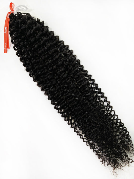 Formi 100% Virgin Hair Crochet Hair -  Kinky Curly (14"-24")