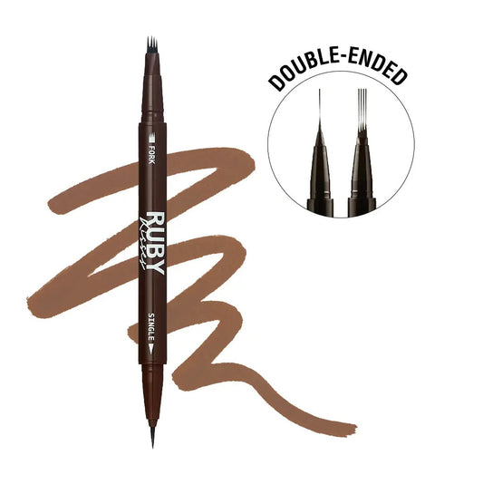 KISS Duo Microblading Tattoo Waterproof Eyebrow Pencil